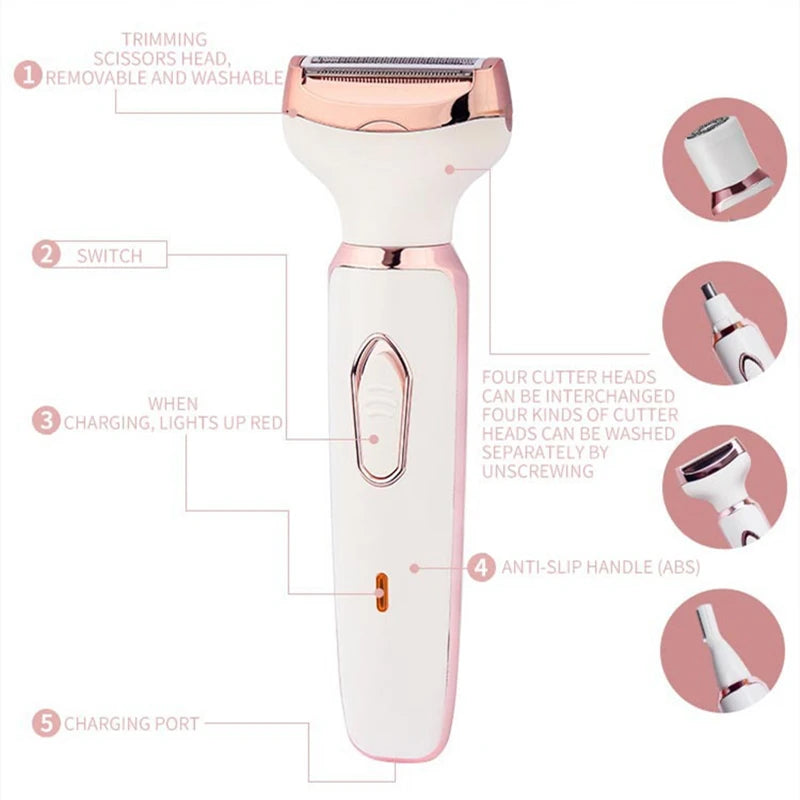 4 In 1 Electric Shaver